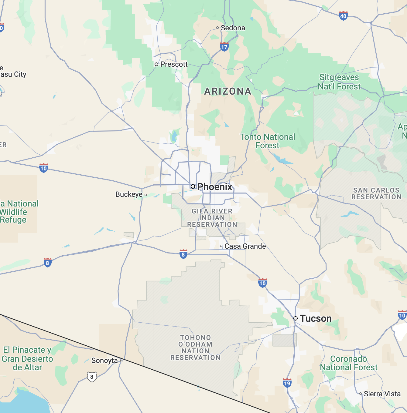 Tucson Service Area Precision